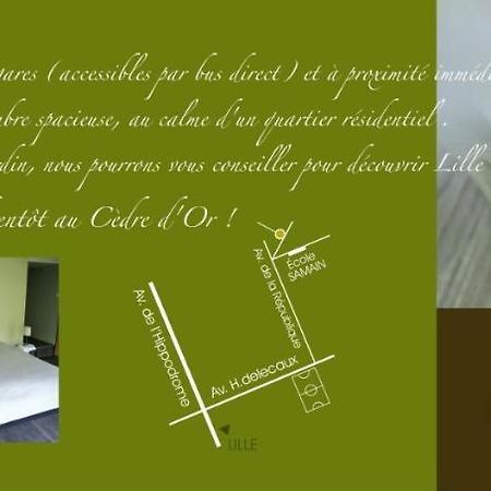 Au Cedre D'Or B&B Lambersart Dış mekan fotoğraf