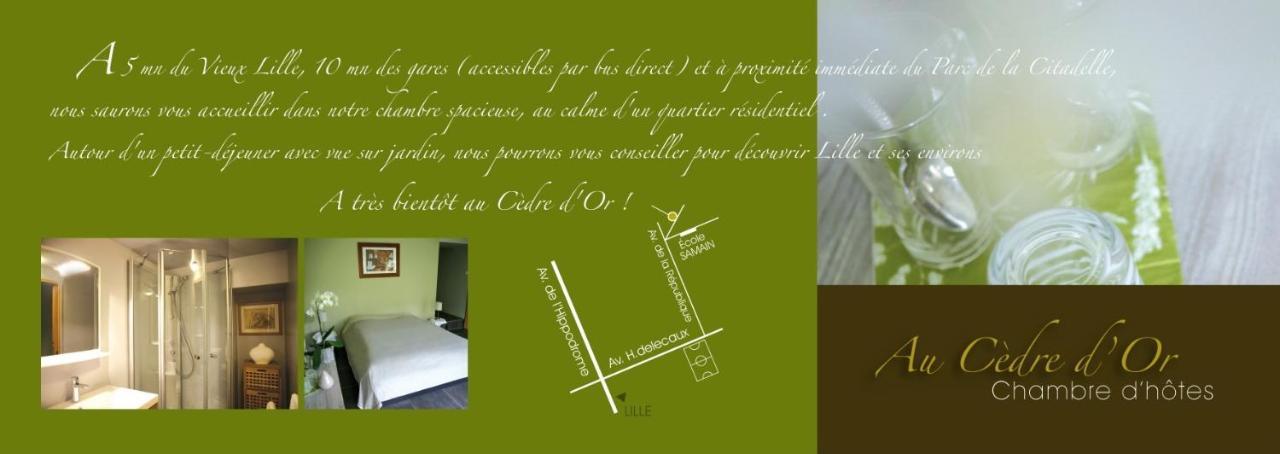 Au Cedre D'Or B&B Lambersart Dış mekan fotoğraf